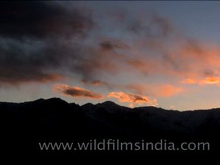 Time lapse of cloud in Ladakh