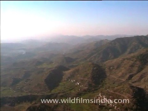 Lush green mountains of Himachal Pradesh