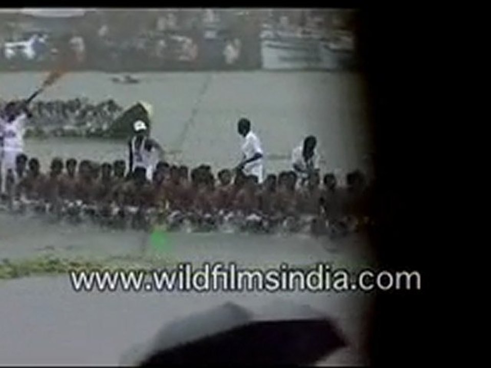 Snake boat race in Champakulam, Kerala