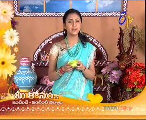 Etv Abhiruchi-Pindi Vantalu,Urinche Vanta,Good food,Sweet Snacks - 02