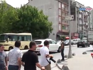 Fenerbahçeli yöneticiler Metris'te