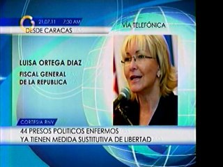 Presos políticos tendrán libertad