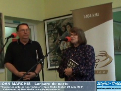 Ioan Marchis - lansarea volumului Simbolica artelor non-verbale la Sala Radio Sighet (21 iulie 2011)