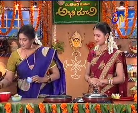 Abhiruchi - Recipes - Mamidi Pulihora, Gummadi Burrelu & Carrot Paneer Kheer - 01