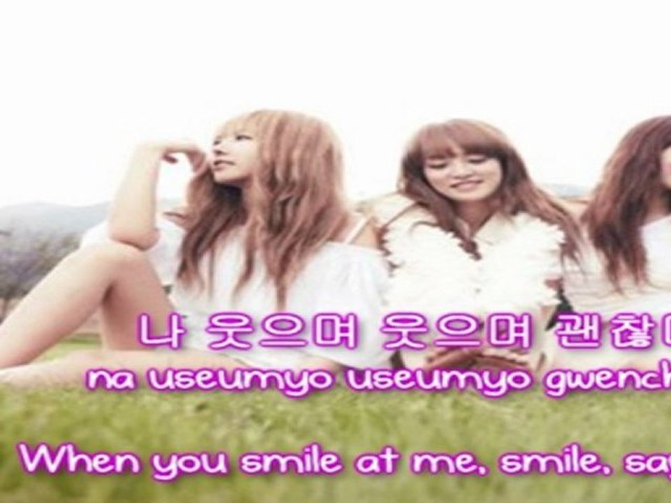 After School Blue - Lady [English subs + Romanization + Hangul] HD