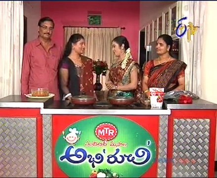 Abhiruchi - Recipes - Beetroot Sesame Rice, Veg Corn Balls & Masala Vada Pulusu - 04