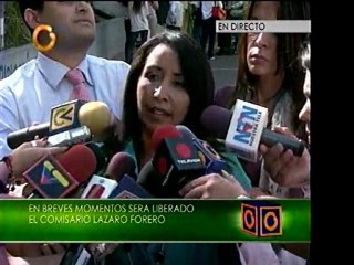 Dan libertad condicional a Lázaro Forero