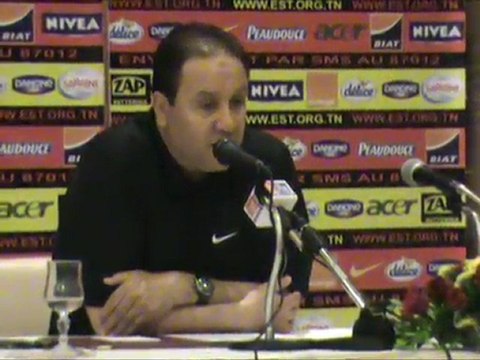 Nabil Maaloul conférence d'avant match EST-OB