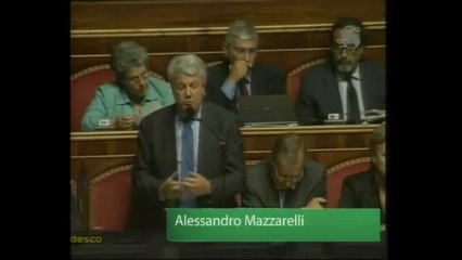Alberto Tedesco - Dichiarazione nell'aula prima del voto