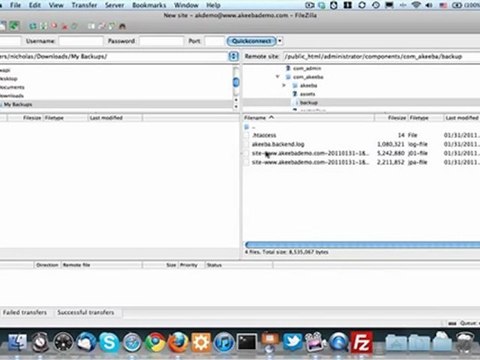 AB03 - Downloading your Akeeba Backup archives