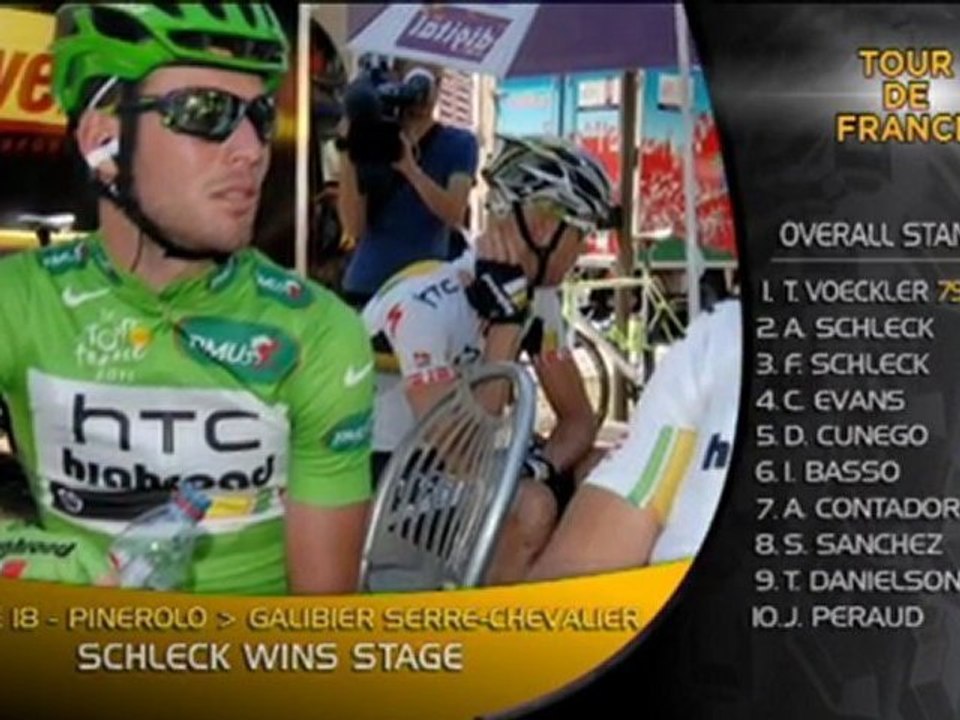 Tour - Vince Schleck, disastro Contador