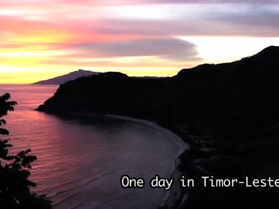 One day in Timor-Leste
