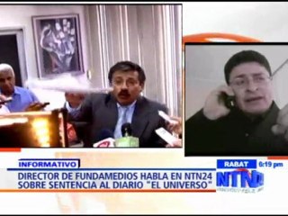 Fundamedios y Comisión de comunicaciones de Asamblea ecuatoriana hablan para NTN24 - I