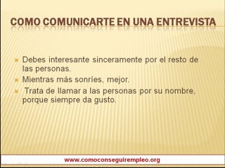 Consejos para venderse en una entrevista de empleo
