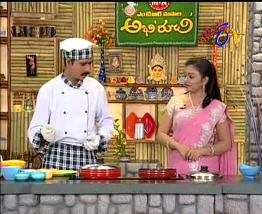 Abhiruchi - Mughlai Kofta Curry,Apple Rabree,Potlakaya Bajjilu,Chukkakura Chutney - 01