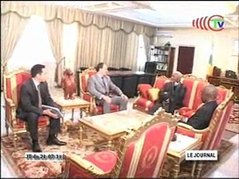 Le DG de Total fait ses adieux au Ministre d’Etat Isidore Mvouba