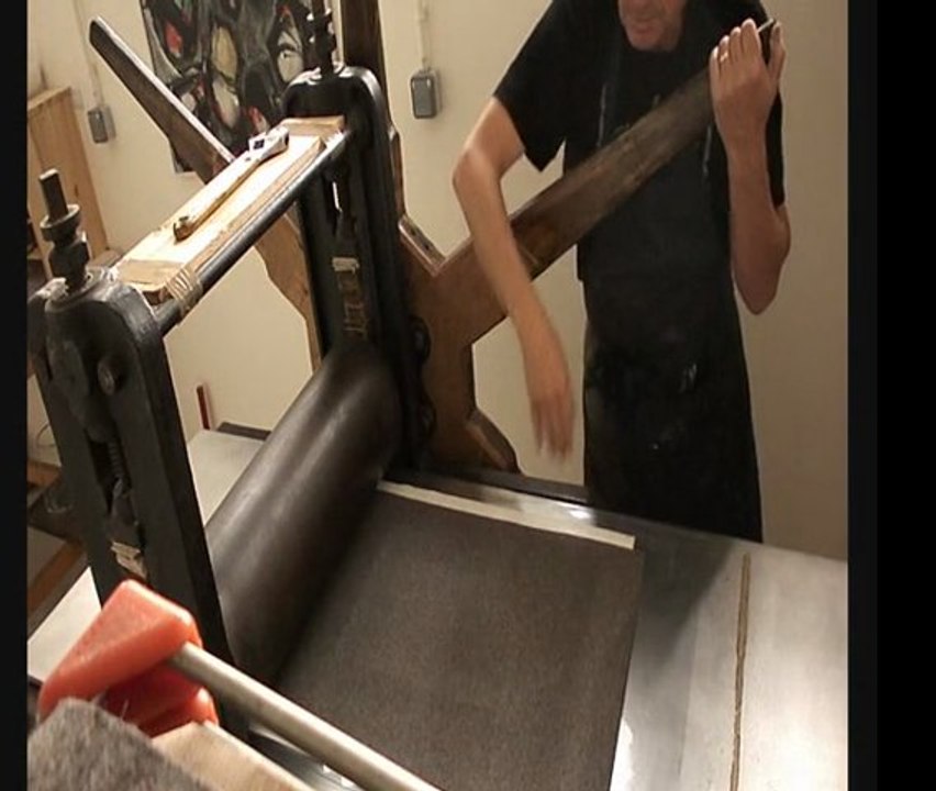 Argatti, Tirage d'une eau-forte
