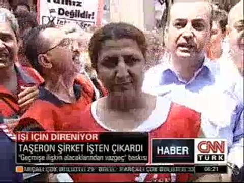 Taksim İlkyardımdaki direniş cnntürkte