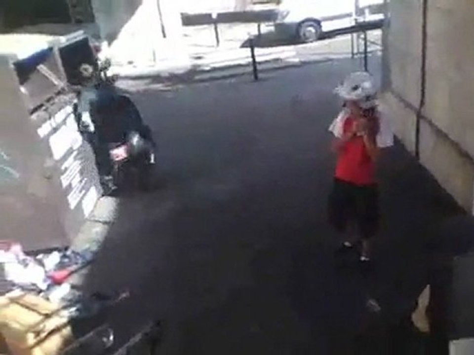 Quick-Tour auf einem Roller Fail