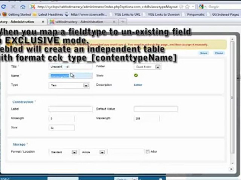 Seblod 2.0 - Storage Mastery 101 (Fast Version Mode)