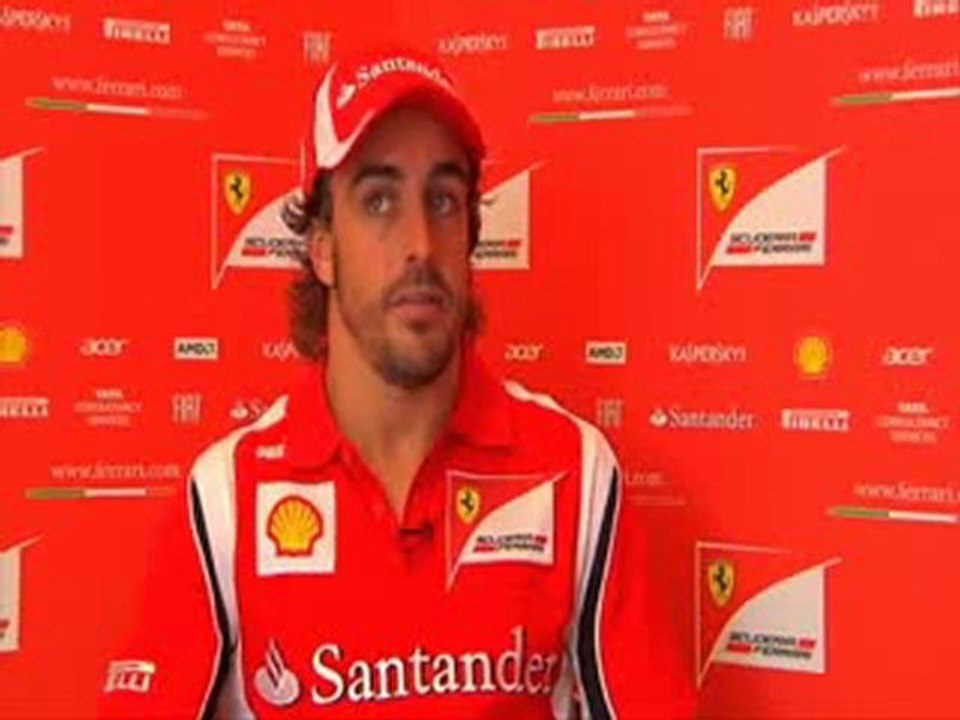 F1, GP Germania 2011: Intervista a Fernando Alonso
