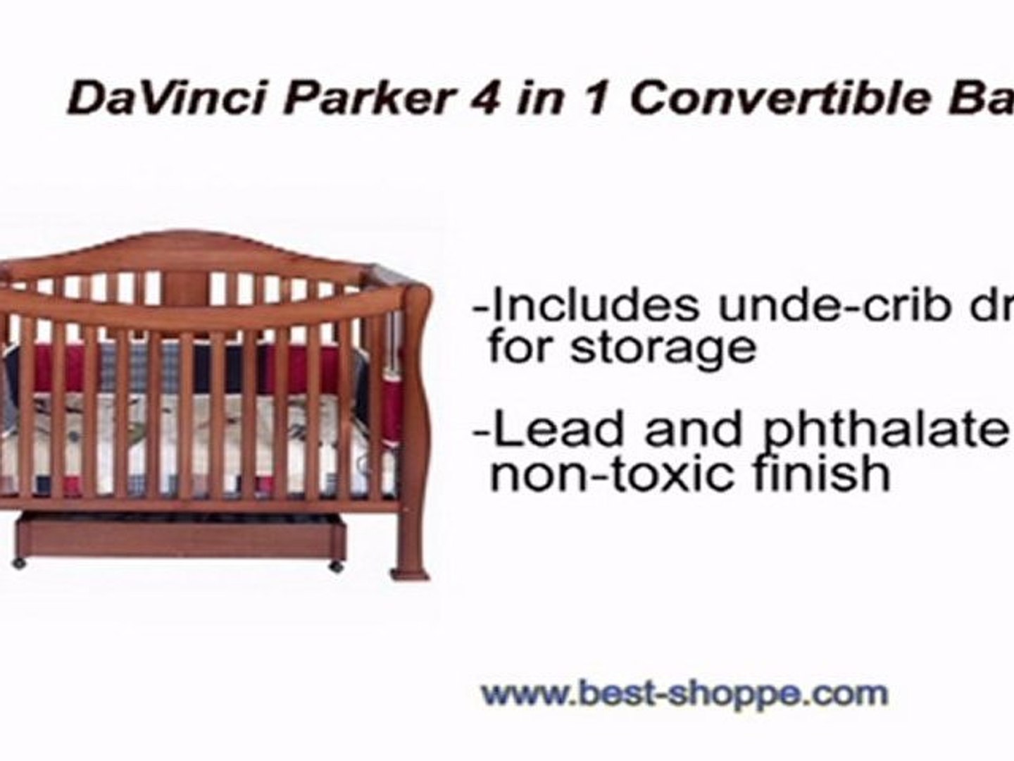 Davinci Parker Convertible Crib Reviews Video Dailymotion