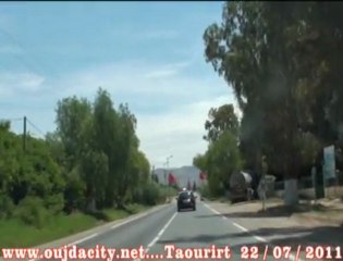 visiter taourirt comme si vous y etiez /  جولة بمدينة تاوريرت ،  مدخل مدينة تاوريرت  الغربي