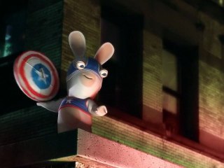 The Lapins Crétins sur Kinect - Bande-Annonce - Captain America