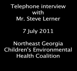 Steve Lerner, July 5,  2011, Sacrifice Zones
