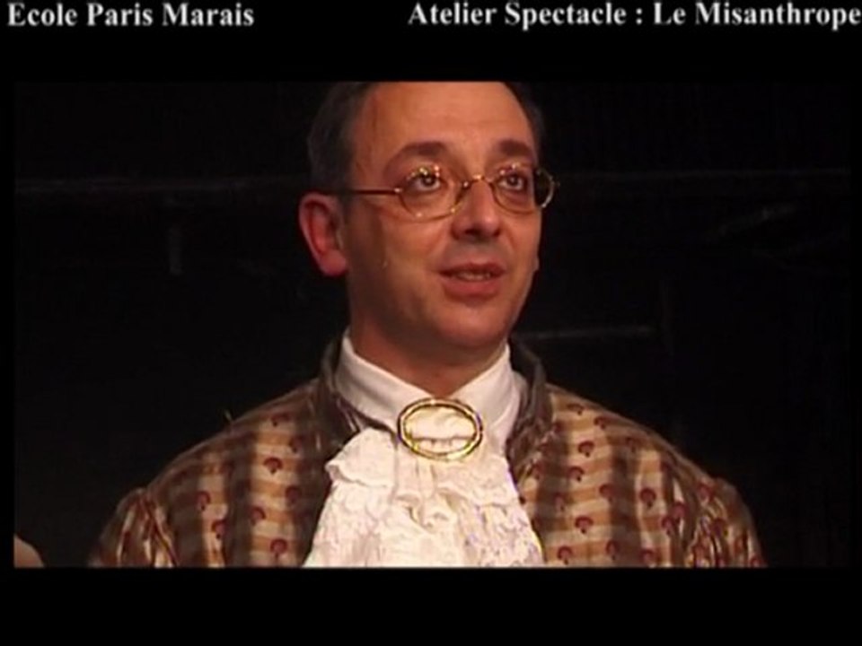 Ecole Paris Marais_Atelier Spectacle_Le Misanthrope de Molière (1)