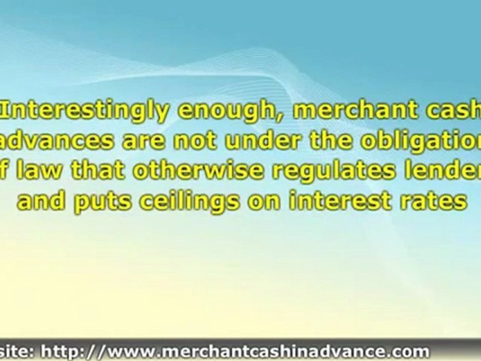 Merchant Advance Lending