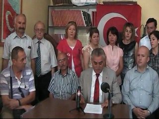 Burdur'da Lozan'ın 88. Yıldönümü İçin Basın Açıklaması Yapıldı