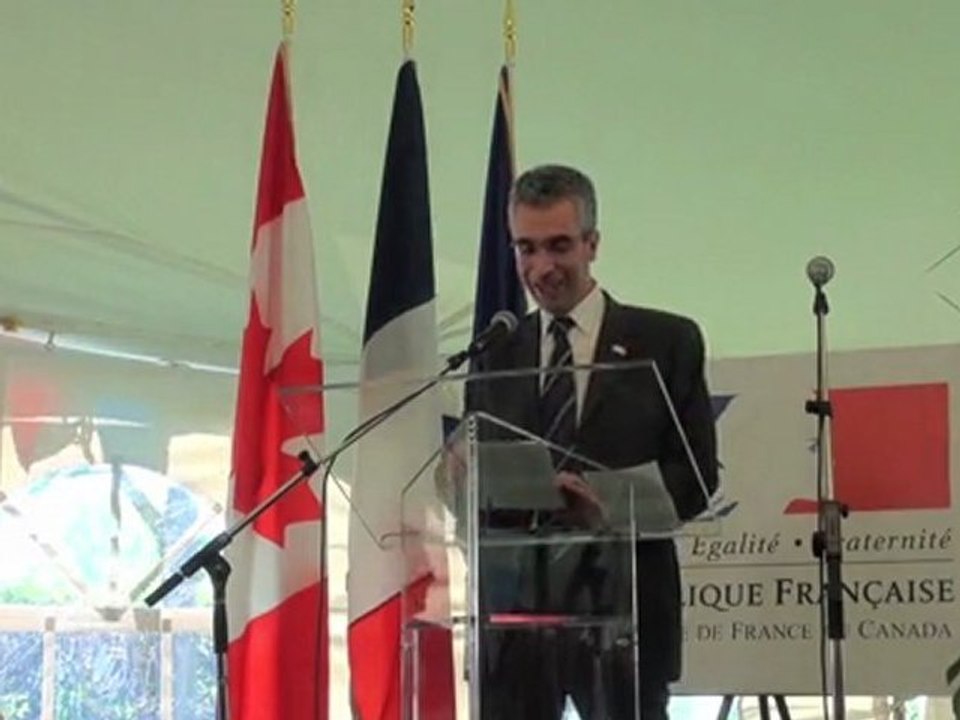Le 14 Juillet 2011 à l'Ambassade de France au Canada