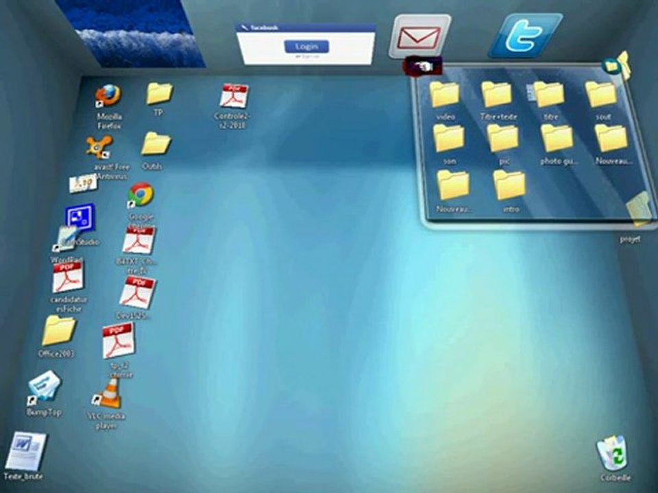 Bureau 3D In windows Xp
