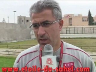 Mondher kebaier avant match ESS- EGSG