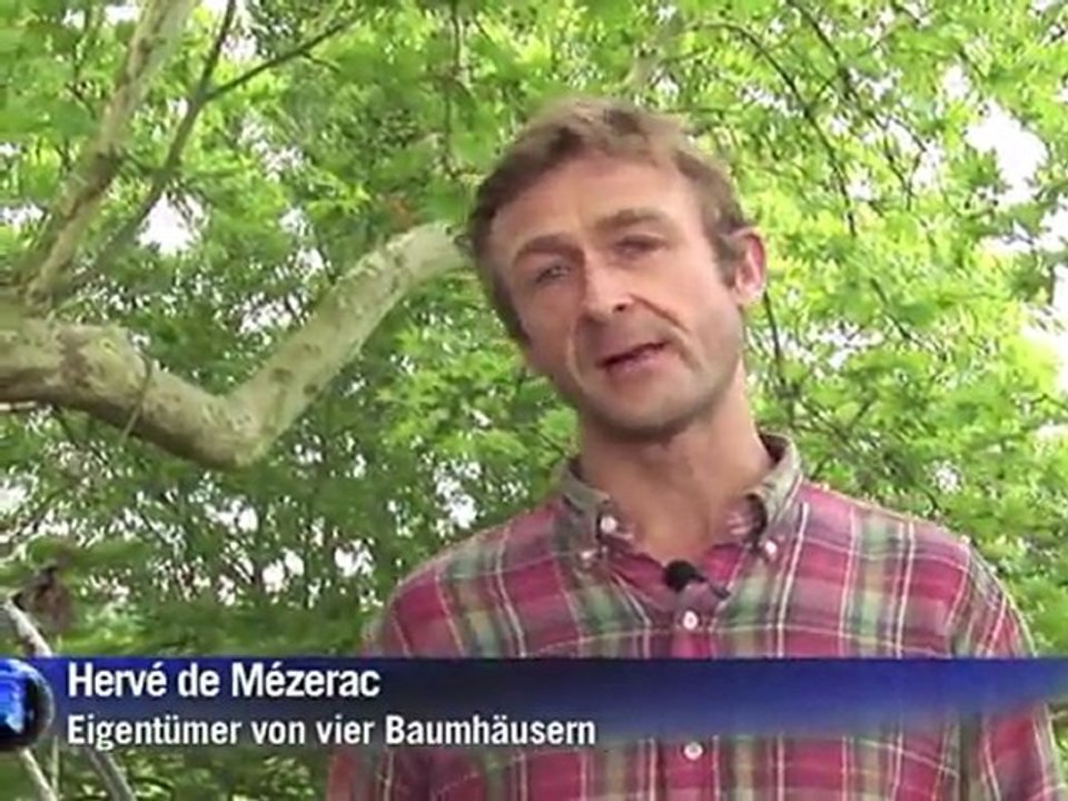 Liebesnest in luftiger Höhe: Baumhaus-Boom in Frankreich