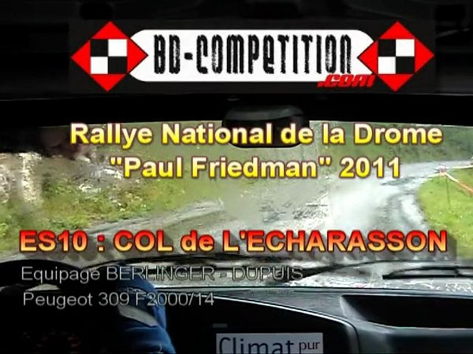 Rallye de la Drôme 2011 ES10 - Col de l'Echarasson