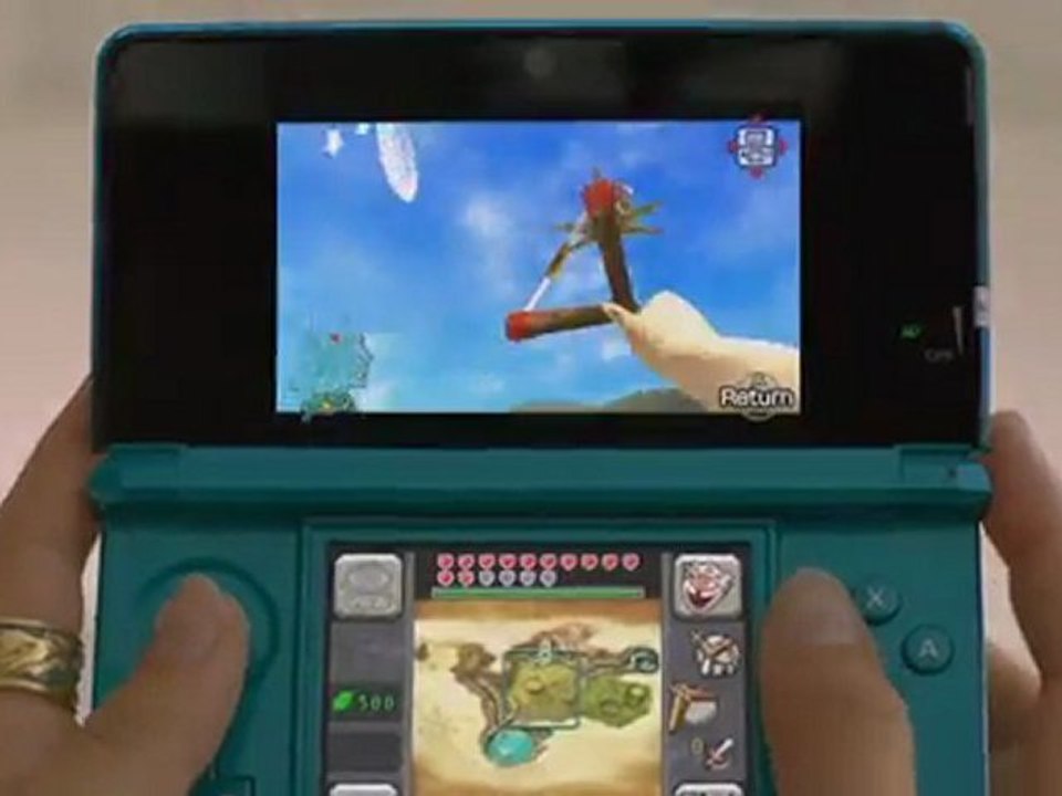 Zelda Ocarina of Time 3DS Spot TV Second Flight Robin Williams e Zelda
