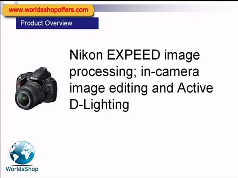 Nikon D3000 Digital SLR Camera | Nikon Shop Online USA