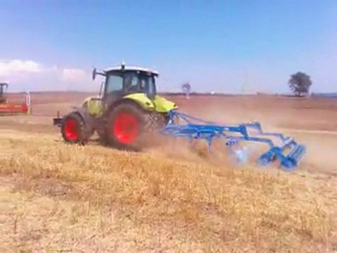 TEKİRDAĞ KARAEVLİ TARIM TEKNOLOJİ GÜNLERİ FUARI CLAAS ARİON 540 CİS LEMKEN İLE KANOLA TARLASINDA...!!