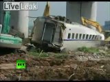 Beitrag Vorfall Aufnahmen von der Kollision zweier Züge in China 24. Juli, '11 35 Todesopfer