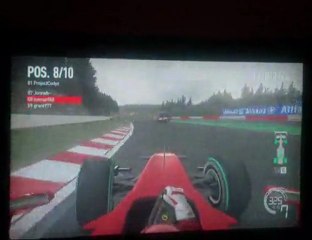 F1 2010 SPA  FRENCH VS ENGLISH depart  SPA