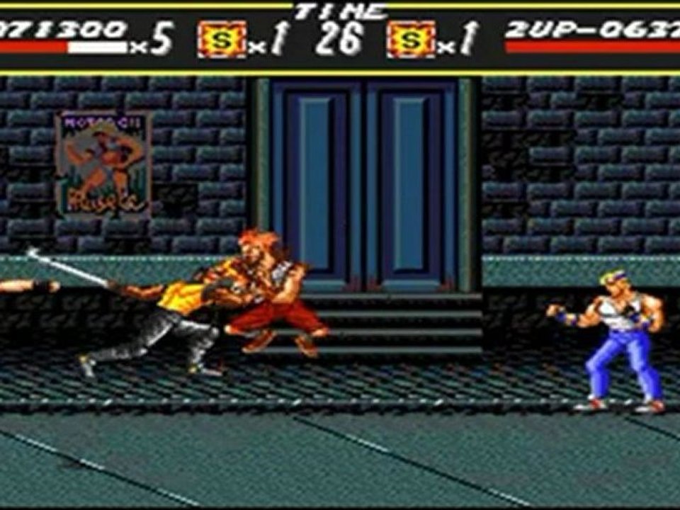 Streets of Rage - 2 players Playthrough Round 2
