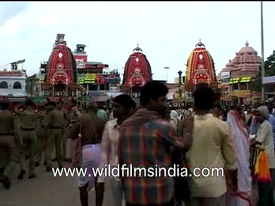 Devotees in Jagannath Rath yatra