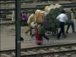 Woman carrying goods