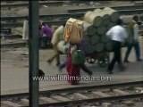 Woman carrying goods