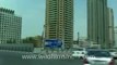 A drive through Dubai city in the Middle East