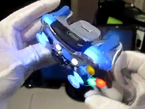 Custom Xbox 360 controller - Chrome with LED mods