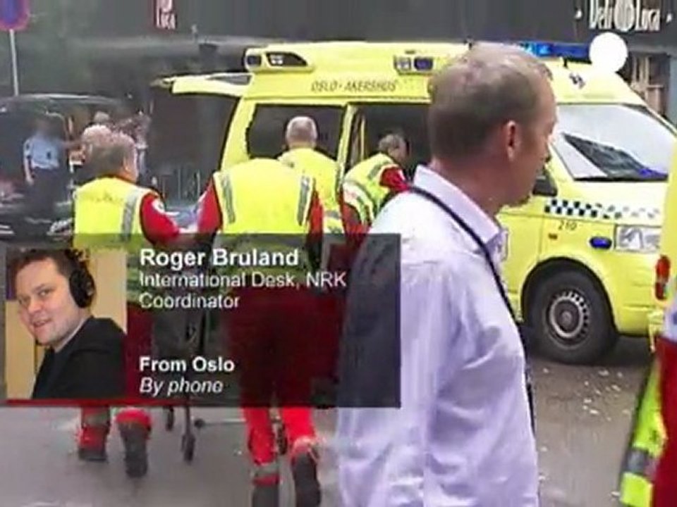 Oslo witness: 'It looks like a war zone'