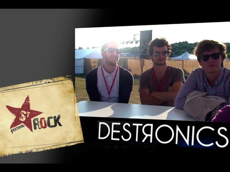 Interview des Destronics // Festival St Rock @ La Clayette (71)